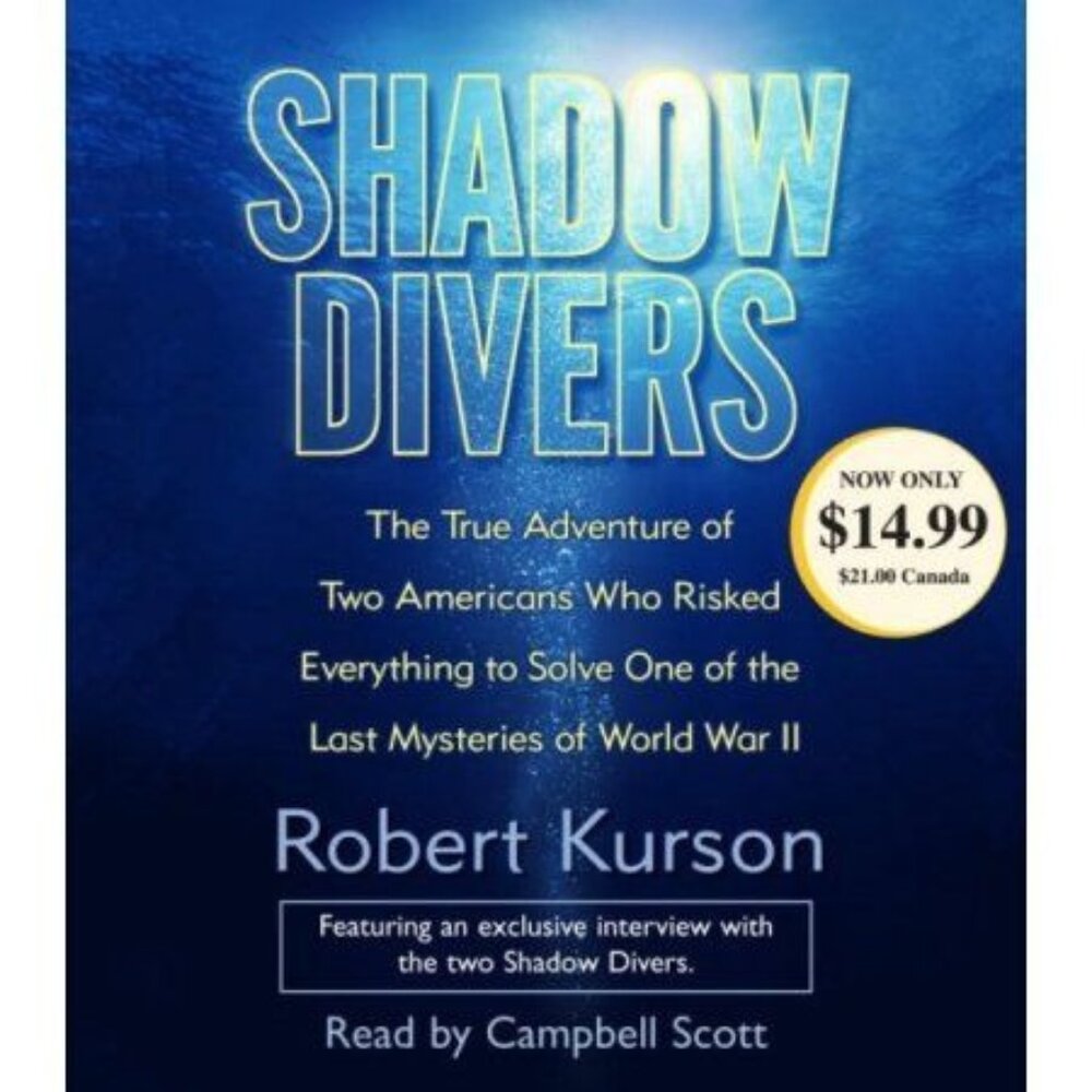 Shadow Divers Audiobook CD Robert Kurson WWII Submarine U boat Chatterton Kohler